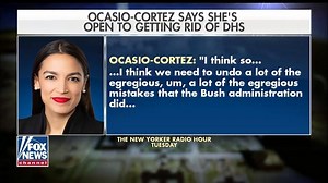 146K views · 3.5K reactions | Rep. Ocasio-Cortez says she’s open to eliminating the entire Department of Homeland Security | Fox & Friends | Facebook