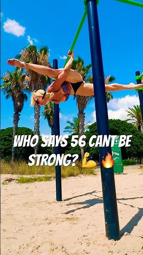 🔥 56 YEARS YOUNG & STRONGER THAN EVER 💪 🌊 - BIKINI BEACH WORKOUT