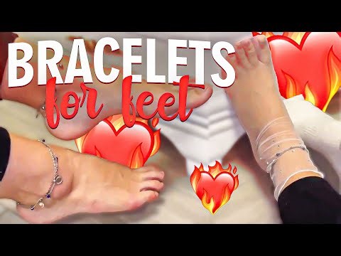 Fitting range: My new trendy bracelets for legs and ankles!