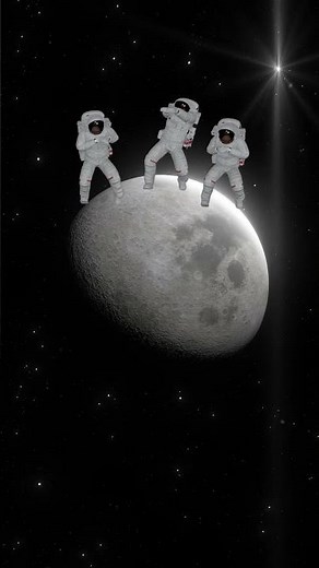 🌕 Dancing on the Moon | Fun Astronaut Song for Kids #Shorts