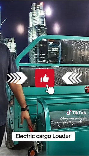 Innovative Electric Cargo Loader in Action