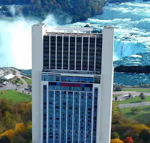 The Niagara Falls Marriott on the Falls Hotel is the closest hotel to Niagara Falls. https://www.marriottonthefalls.com/ | Niagara Falls Marriott on the Falls