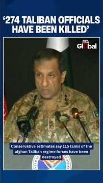 274 Taliban Killed as Pakistan Launches 22 Intelligence Based Airstrikes Across Afghanistan