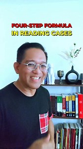 Read cases like a pro—4 Steps to read and understand cases easily. #ReadCasesEasily #4StepFormula #LawSchool #StudyTips #DeanRalph #attyralph #LawGuru | Dean Ralph Sarmiento