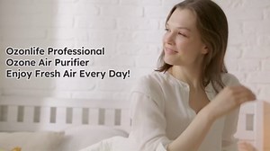 Industrial Dual Ozone Plate Professional 25g/50g Odor Removal Machine Heavy Duty Odour Removal for Smoke, for Large Spaces, Independent Light and O3