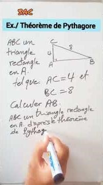Ex./ Théorème de Pythagore_3AC @Mathafssir24