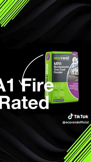 Chosen. Trusted. Proven. ✔️ The British Board of Agrément certified MR1 Monocouche One Coat Render System isn’t just a render - it’s the contractor’s choice for speed, strength, and sustainability. Proudly UK manufactured and powered by low-carbon technology, MR1 has led the sector for over a decade with a cement reduction of 42.86%, delivering long-term durability without compromise. Join the movement. Make the switch to #TeamGreen. #ecorend #monocoucherender #contractorschoice #lowcarbontechno