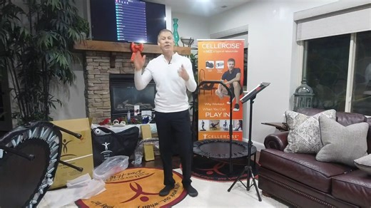 Dave Hall - Cellercise on Instagram: "Have you felt the burn today? . . . . . . . . . . #MetabolismBoost #cellercise #rebounder #weightloss #athomeworkout #fatlosstips"