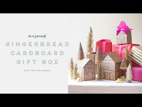 Gingerbread Gift Box tutorial