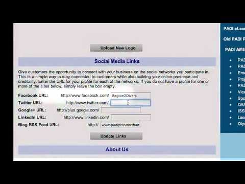 ScubaEarth How To: Account Set up on PADI Pros Site