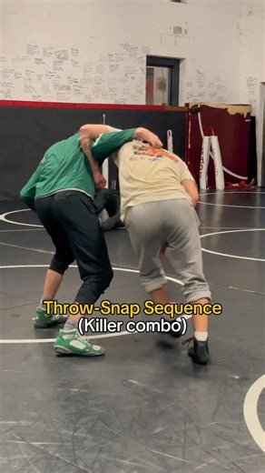 RhinoWrestlingNJ on Instagram: "Coach Vin breaks down the throw–snap sequence and why it scores at every level. When you combine inside control, footwork, and a tight snap, opponents have no balance left. This is the chain wrestling detail that creates momentum, angles, and clean finishes. #RhinoWrestling #CoachVin #ThrowBy #SnapDown #ChainWrestling #WrestlingTechnique #ShortOffense #HandFighting #MatIQ #WrestlingTraining"
