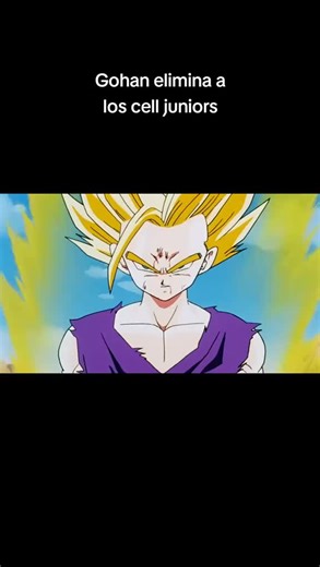 Gohan ssj2 vs cell Jr