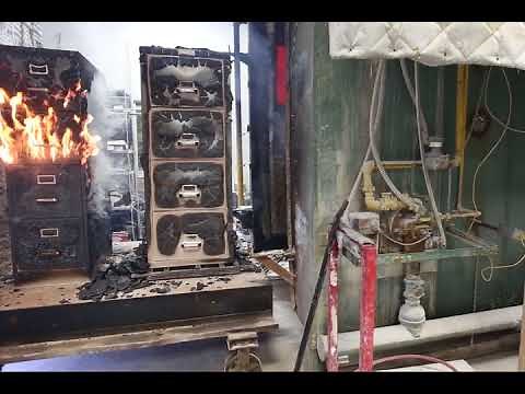 FireKing Burn Test: What happens to a filing cabinet in a fire?