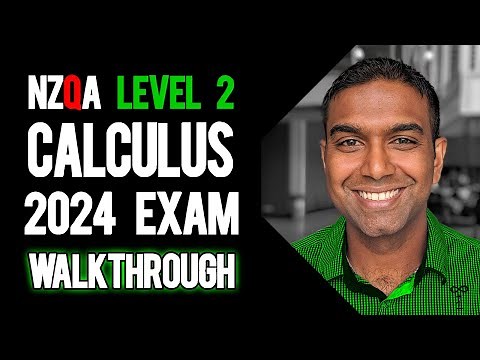 NCEA Level 2 Calculus 2024 NZQA Exam - Worked Answers