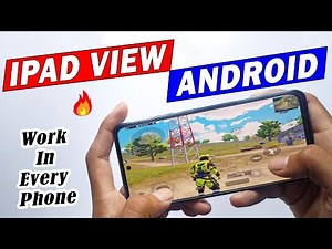 how to get ipad view in bgmi | ipad view in android phones