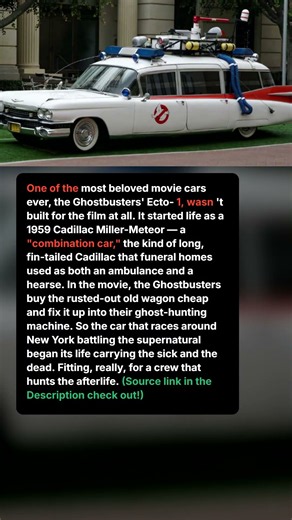The Ghostbusters' Car Started Life Hauling Dead Bodies#car