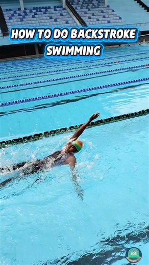 How to Swim Backstroke Perfectly | Beginner Backstroke Technique #Shorts #swimming #backstroke