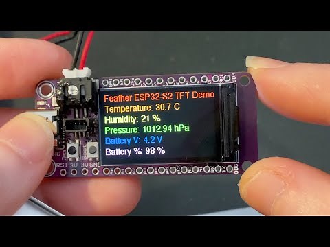 Another wild ESP32-S2 Feather appears!