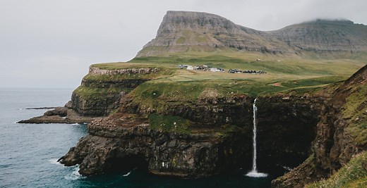 Gásadalur: Village & Múlafossur Waterfall, Faroe Islands