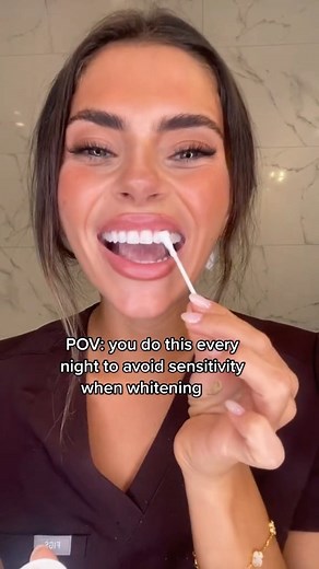 Iman RDH on Instagram: "It is just like magic 🪄 MI Paste is a topical treatment that releases phosphate and calcium into the tooth, as a result, filling pores, strengthening the enamel, acid damage reversal as well as help prevent tooth decay. I like using it on areas of gum recession and before/after whitening. If I know I’m going to whiten I’ll use this treatment at night a week before I start whitening to help reduce sensitivity symptoms. 😇 .. TX: This is my secret weapon - so don’t let it 