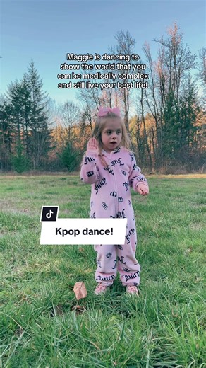 Maggie is dancing to show the world that you can be medically complex and still do what you love and live your best life! This little girl goes through a lot and she keeps going, she finds joy even on the hard days. Also she wants to know what you think about her dance?! She is a huge k pop demon hunters fan! #kpop #kpopdemonhunters #dancetrends #sodapop #dance