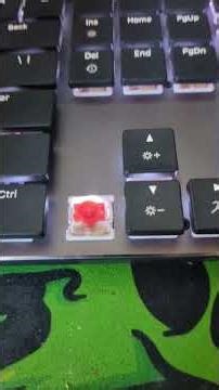 Couso CODi CX40 Triple Mode keyboard with Huano low profile red switch keyboard sound test