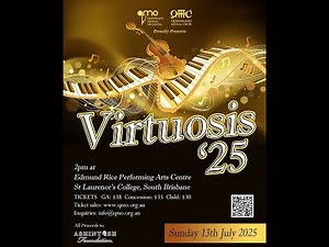 Virtuosis 2025 LIVE STREAM - Queensland Medical Orchestra