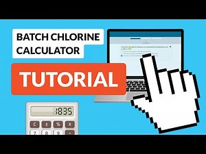 How to Calculate Batch Chlorination - Batch Chlorine Calculator Tutorial - CAWST