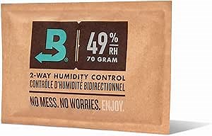 Boveda 49% Two-Way Humidity Control Packs for Music – Single Standard Size – For Wooden Instrument Cases – Humidifier Pack Prevents Cracking & Warping – Individually Wrapped Guitar Humidifiers