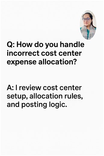 Cost Center Expense Wrong? Fix It in SAP #interview