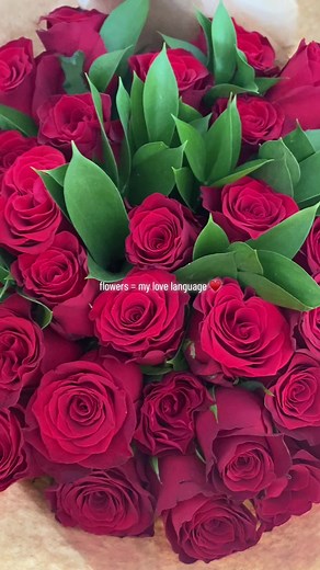 36 ruby red roses delivered ♥️ #fyp