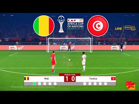 MALI vs TUNISIE - Penalty Shootout | 1/8 Coupe d'Afrique des Nations CAF 2025 | eFootball PES 21