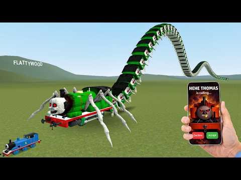 FIND THE THOMAS SHIP BEING CHASED BY THE NIGHTMARE CURESD PERCY TRAIN HUNGRY WORM in Garry's Mod!