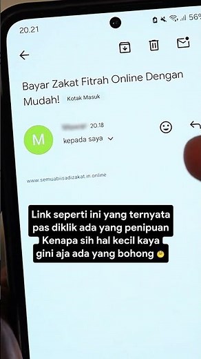Jangan lupa aktifin safe browsing dan perhatiin kalo ada ciri-ciri link mencurigakan!