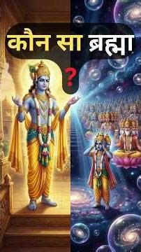 How Krishna Explained the Multiverse to Brahma! ✨ #truewonderfacts #scientificfacts