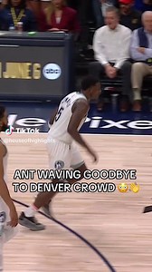 ANT LEADS WOLVES TO GAME 7 WIN OVER DENVER. 🚨 #nba #bball #basketball #hoops #wolves #ant #nuggets