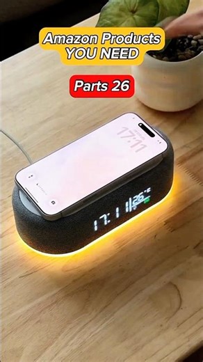 Smart Alarm Clock That Does More 😍 #shorts