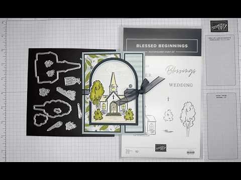 Stampin’ Up! Blessed Beginnings Fun Fold Easter Card Tutorial #diy #patternedpaper #cardmaking