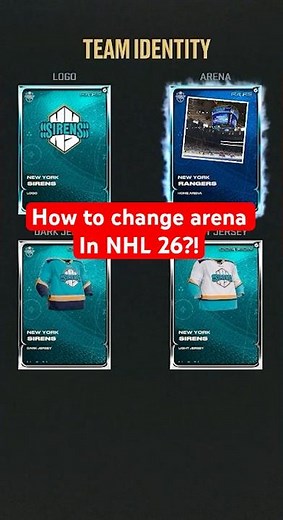 How to Change Arenas and Jerseys in NHL 26 HUT?