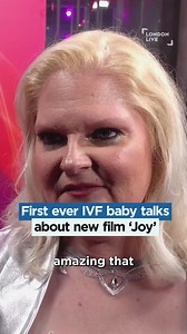 Louise Joy Brown, the first ever #IVF baby, spoke at the premiere of 'Joy' - a movie about IVF - at the BFI London Film Festival on Tuesday. #Joy #LFF | London Live