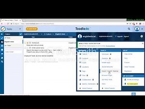Toodledo tutorial