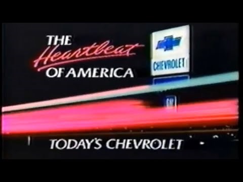 GM Chevrolet - The Heartbeat of America - Commercial Ad - 1986