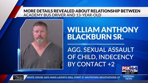 Victim of bus driver's alleged abuse 13 years old