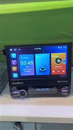 Park Safely: Monitor with Rear View Camera