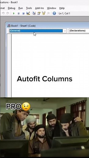 Make columns auto-fit as you type using Columns.AutoFit! 🪄📊 #ExcelTips #Shorts
