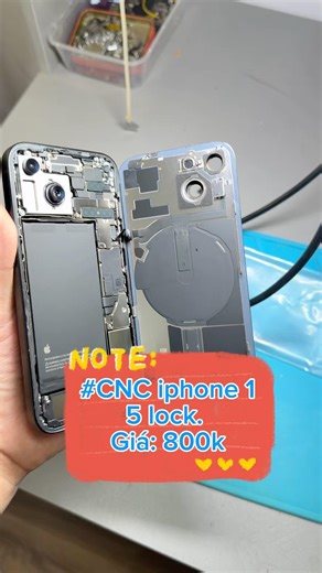 #cnc khay sim cho iphone 15 lock #phatlocmobile #repair
