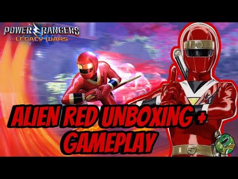 Power Rangers: Legacy Wars - ALIEN RED UNBOXING AND GAMEPLAY!!!