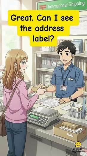 📦 Sending an International Package from the UK – Simple English Conversation for Beginners #learnen