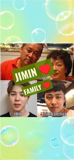 JIMIN FAMILY ♥️#bts #btsarmy #btsshorts #family #mom #dad #brother #shortsfeed #shorts #song #music