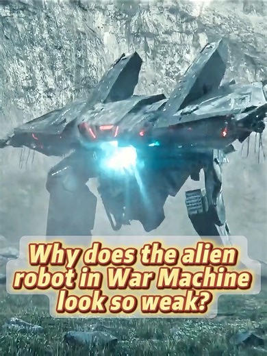 Why does the alien robot in War Machine look so weak?#fyp #filme #warmachine #2026 #usa
